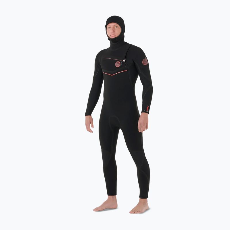 Costum pentru bărbați Rip Curl Flashbomb Fusion 5/3mm Zip Free black 4