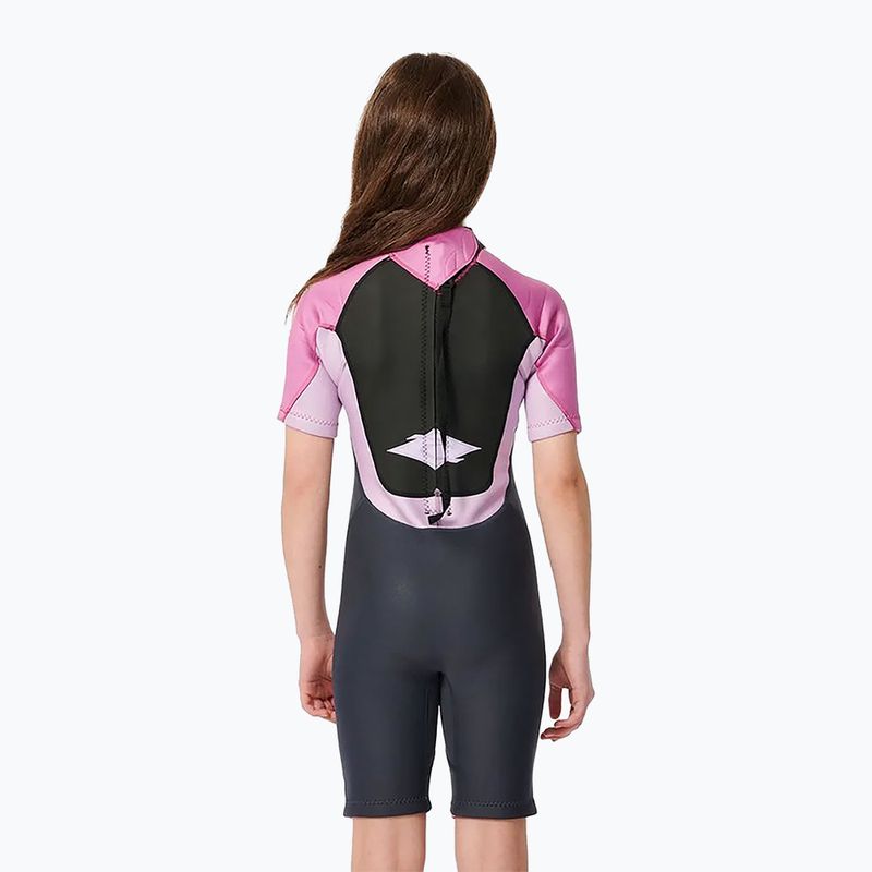 Rip Curl spumă pentru copii Omega Spuma pentru copii Back Zip Spring 2 mm violet 3