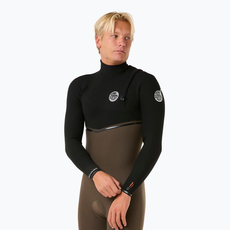 Spumă de înot pentru bărbați  Rip Curl E Bomb 4/3 mm Zip Free deep rock 4
