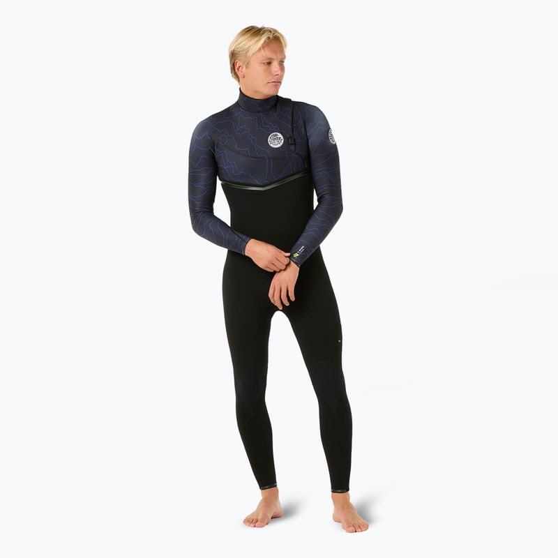 Spumă de înot pentru bărbați Rip Curl E Bomb 4/3 mm Zip Free wild berry 3