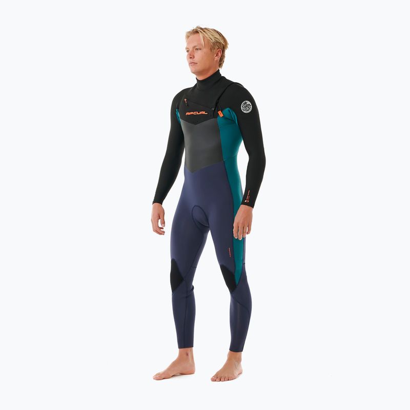 Costum de înot pentru bărbați Rip Curl Dawn Patrol 4/3mm Chest Zip purple night 3