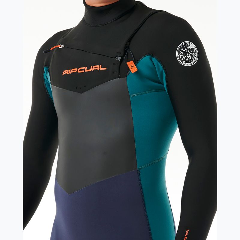 Costum de înot pentru bărbați Rip Curl Dawn Patrol 4/3mm Chest Zip purple night 5