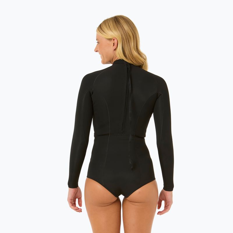 Costum de înot pentru femei Rip Curl G-Bomb 1,5 mm Back Zip B/Leg Springsuit black 3
