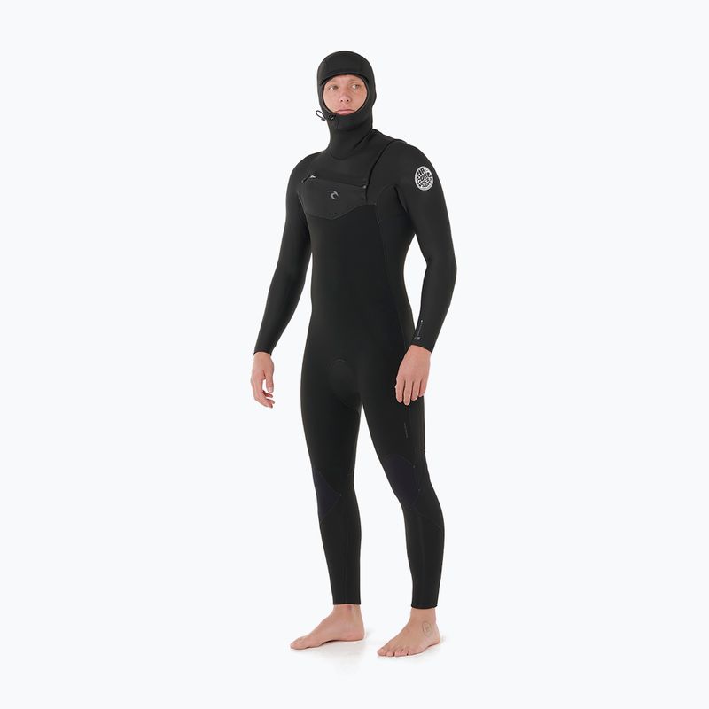 Costum de înot pentru bărbați Rip Curl Dawn Patrol Cz Hood 5/4 mm black