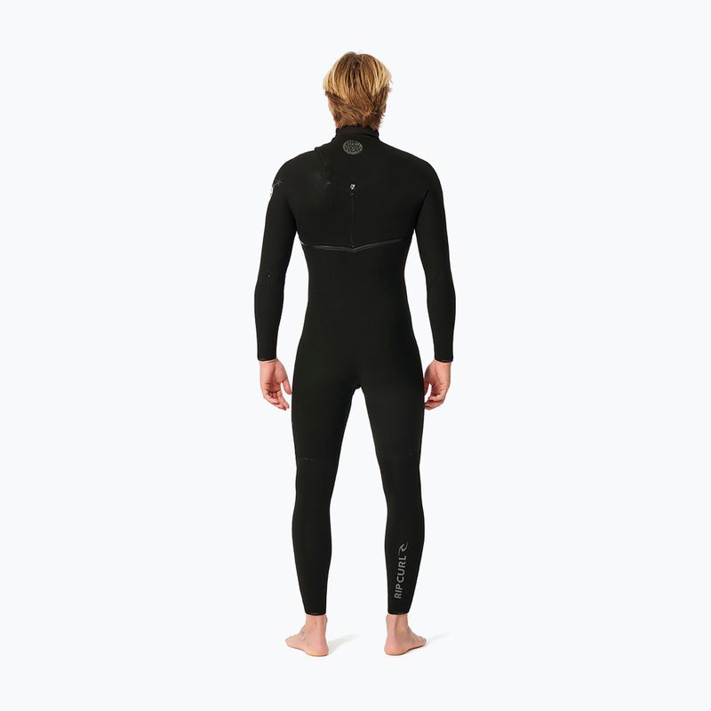 Costum de înot pentru bărbați Rip Curl Dawn Patrol 4/3 mm Chest Zip black 2