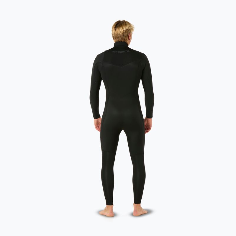 Costum de înot pentru bărbați Rip Curl Dawn Patrol 3/2 mm Chest Zip black 2