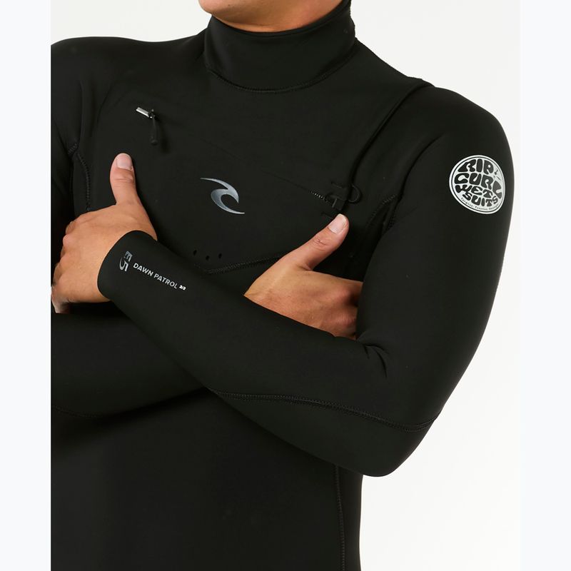 Costum de înot pentru bărbați Rip Curl Dawn Patrol 3/2 mm Chest Zip black 6