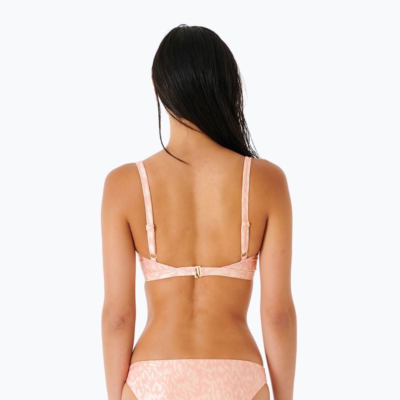 Top de costum de baie Rip Curl Classic Surf D-Dd Crop 281 roz-portocaliu 024WSW 5