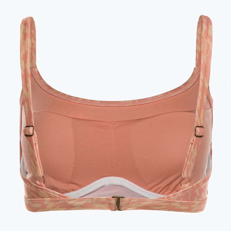 Top de costum de baie Rip Curl Classic Surf D-Dd Crop 281 roz-portocaliu 024WSW 2