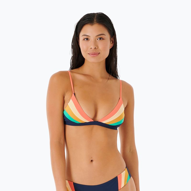 Top de costum de baie Rip Curl Day Break Multi Fixed Tri 49 colorat 05XWSW
