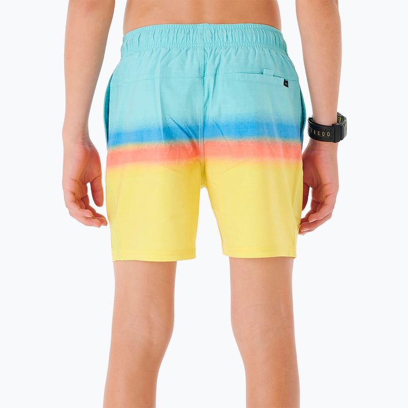 Pantaloni scurți pentru copii Rip Curl Surf Revival Volley 46 albaștri-galbeni 027BBO 3