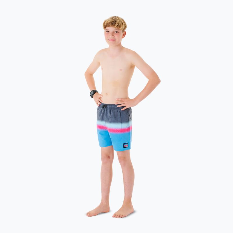 Pantaloni scurți pentru copii Rip Curl Surf Revival Volley 90 albaștri-gri 027BBO 2