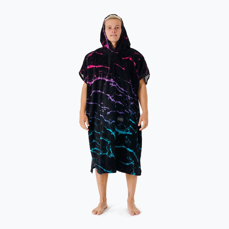 Poncho pentru bărbați Rip Curl Combo Print 107 negru 006MTO 3