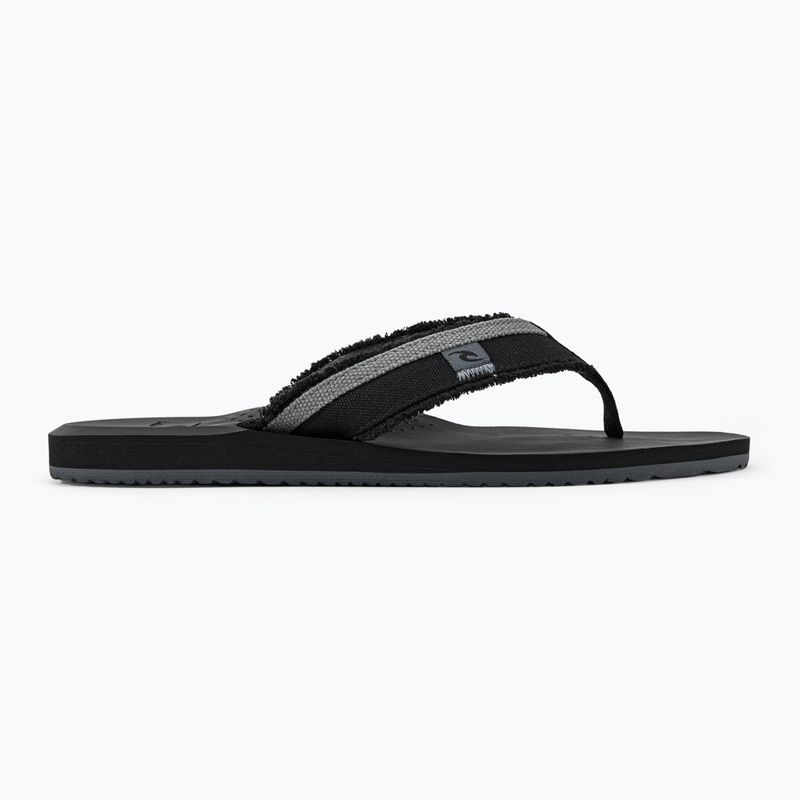 Papuci pentru bărbați Rip Curl Reactor Open Toe 90 negri 19VMOT 2