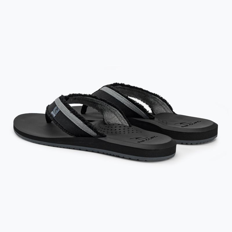 Papuci pentru bărbați Rip Curl Reactor Open Toe 90 negri 19VMOT 3