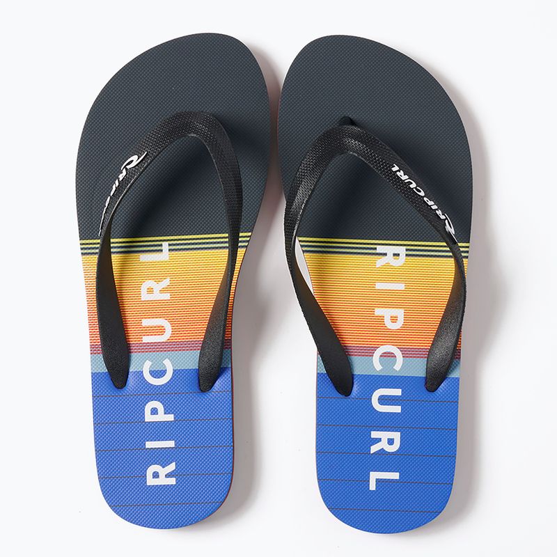 Papuci pentru bărbați Rip Curl Breaker Open Toe 1163 negru-portocali 19XMOT 9