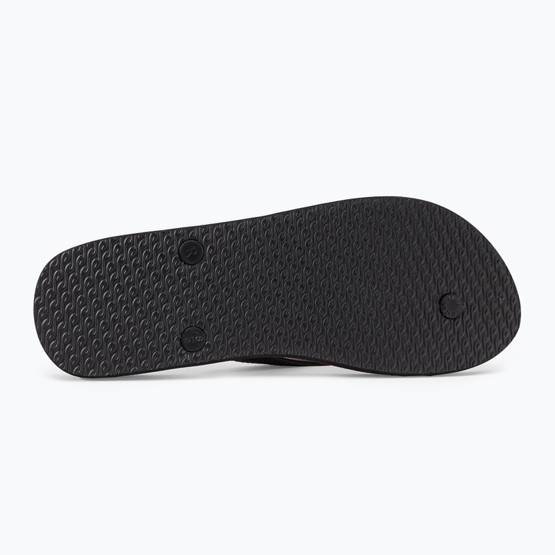 Papuci pentru bărbați Rip Curl Breaker Open Toe 1163 negru-portocali 19XMOT 5