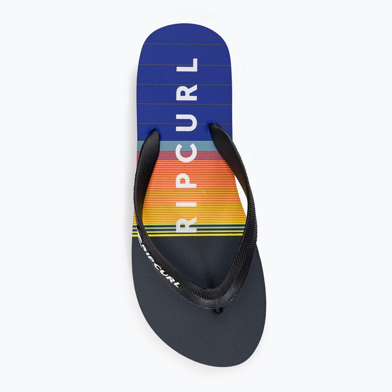 Papuci pentru bărbați Rip Curl Breaker Open Toe 1163 negru-portocali 19XMOT 6