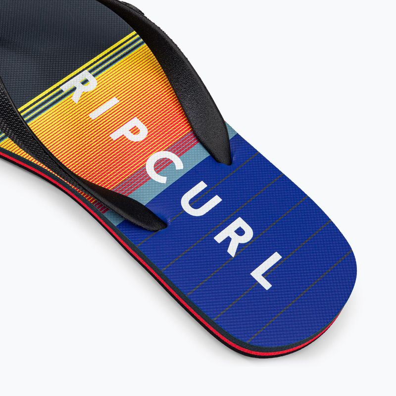 Papuci pentru bărbați Rip Curl Breaker Open Toe 1163 negru-portocali 19XMOT 8