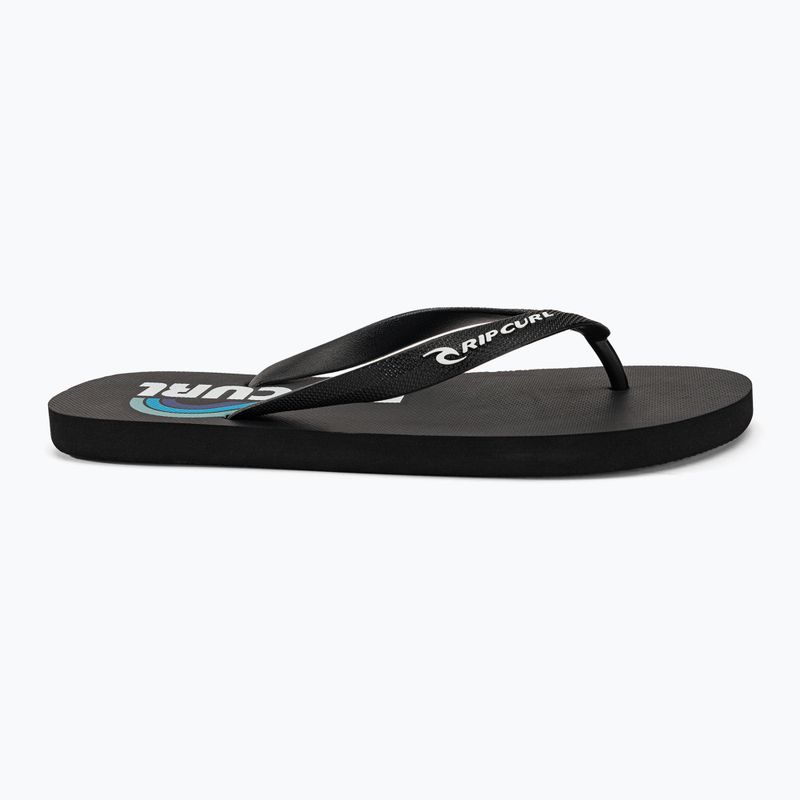 Papuci pentru bărbați Rip Curl Surf Revival Logo Open Toe 6244 negri 19YMOT 2