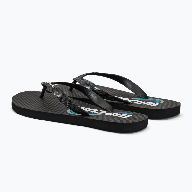 Papuci pentru bărbați Rip Curl Surf Revival Logo Open Toe 6244 negri 19YMOT 3