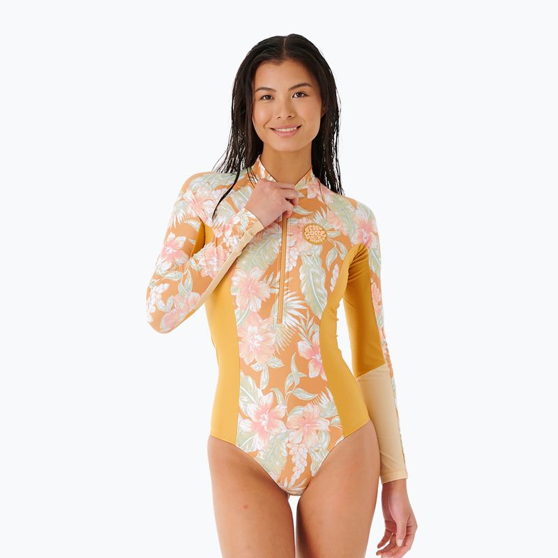 Costum de baie dintr-o bucată Rip Curl Always Summer Upf 50+ Surfsuit 146 galben 144WRV