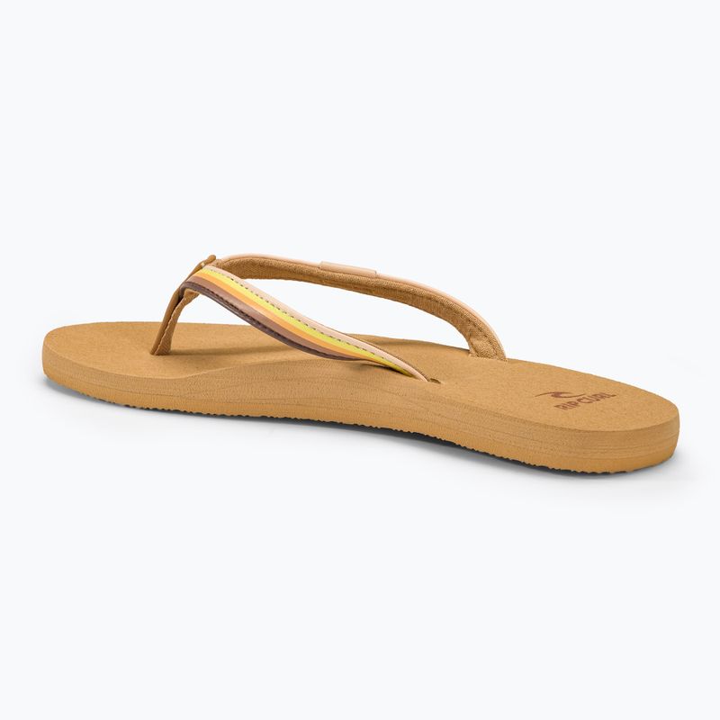 Papuci de plajă Rip Curl Freedom gold pentru femei 3