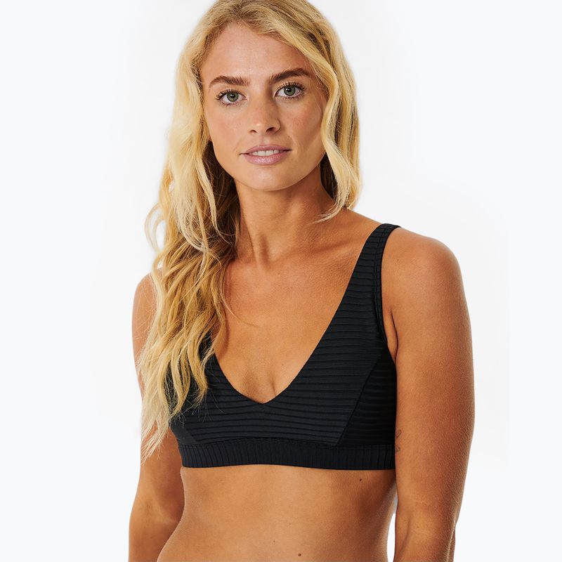 Partea de sus a costumului de baie Rip Curl Premium Surf D-Dd Deep V black 4