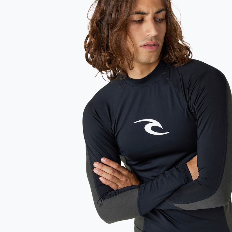 Longsleeve de înot pentru bărbați Rip Curl Waves Upf Perf L/S black 5