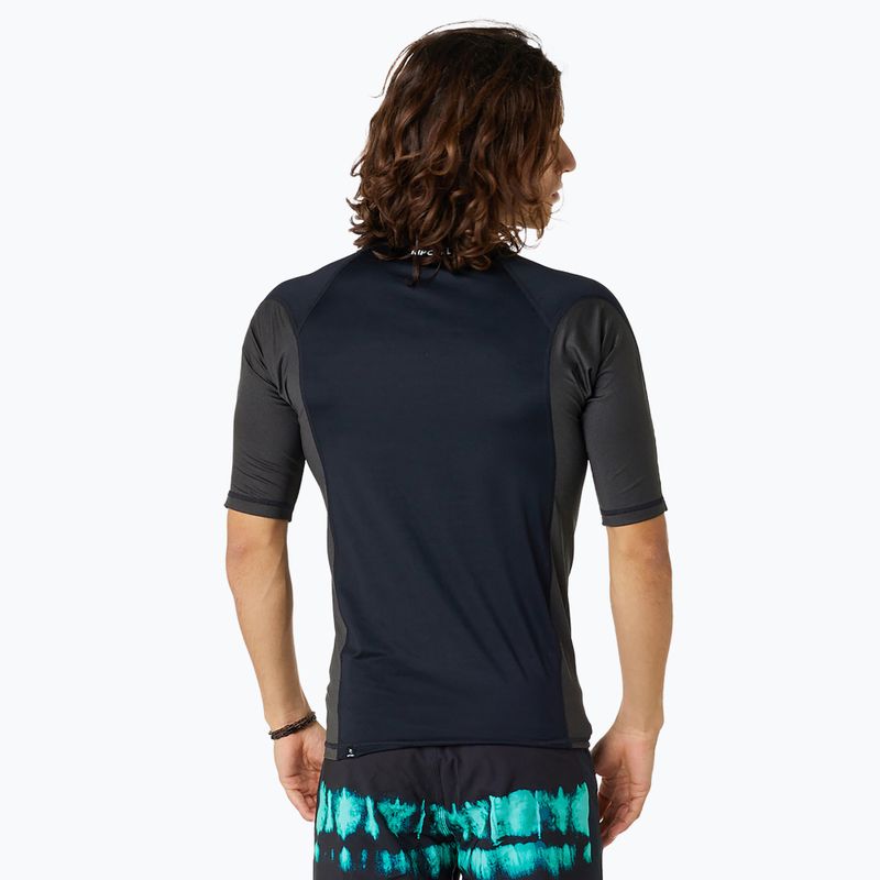 Tricou de înot pentru bărbați Rip Curl Waves Upf Perf S/S black