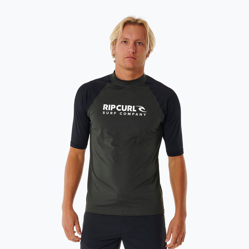 Tricou de înot pentru bărbați Rip Curl Shock UPF black marle
