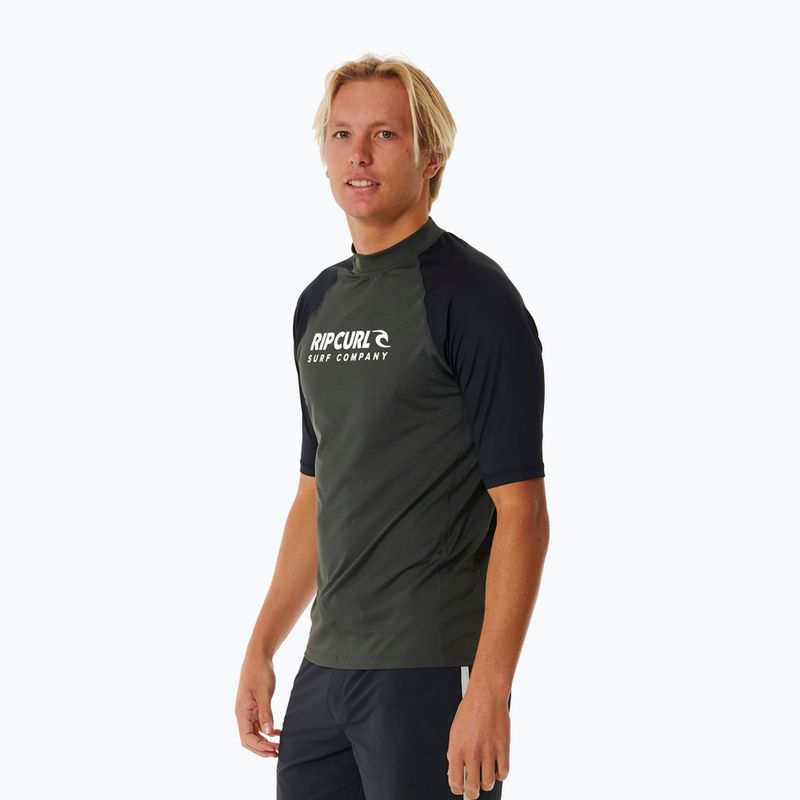 Tricou de înot pentru bărbați Rip Curl Shock UPF black marle 4