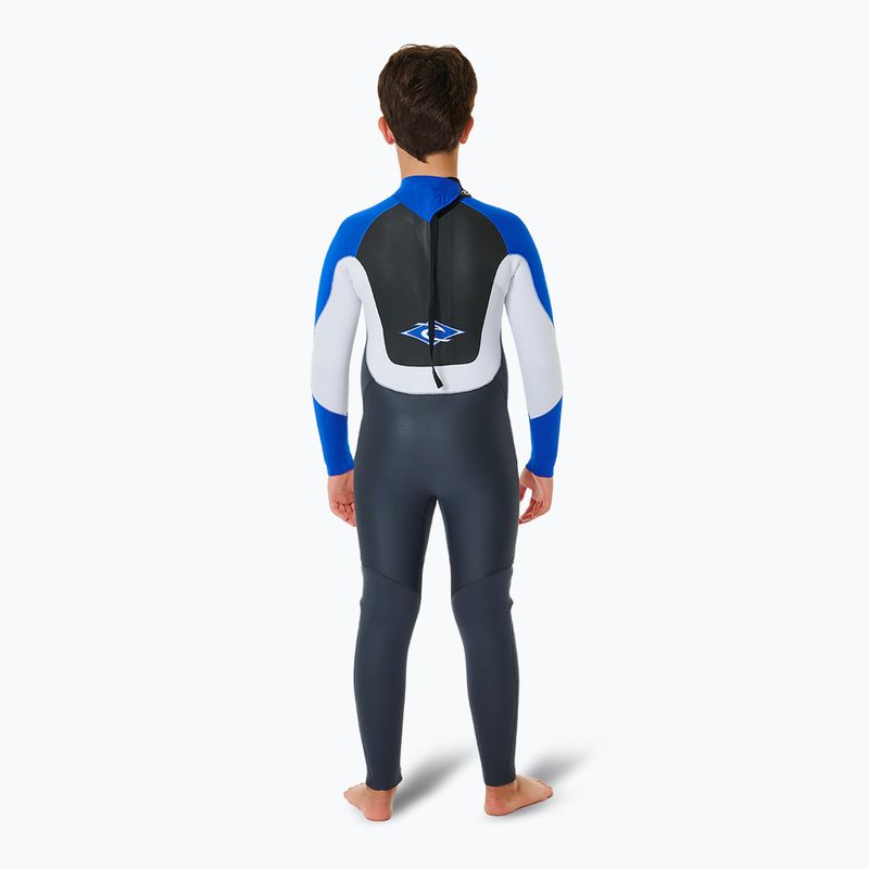 Costum de înot pentru copii Rip Curl Omega 4/3 mm Back Zip blue 2