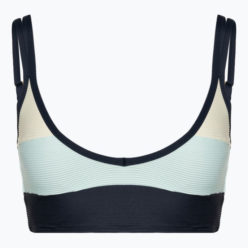 Partea de sus a costumului de baie Rip Curl Block Party Spliced Crop navy