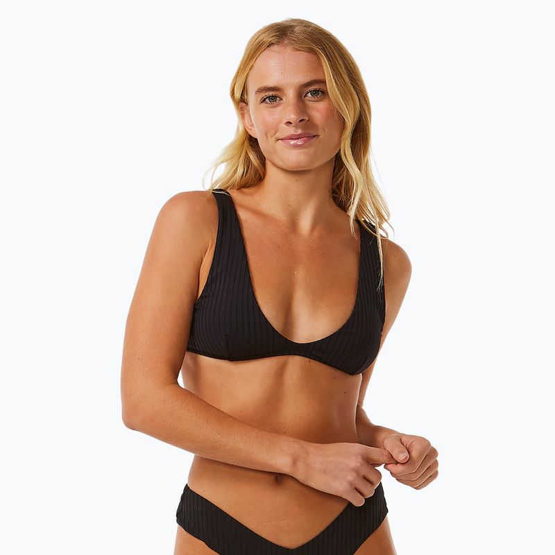 Partea de sus a costumului de baie Rip Curl Premium Surf Bralette black 4