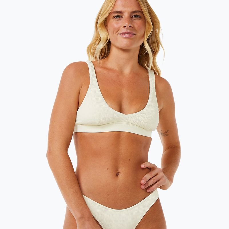 Partea de sus a costumului de baie Rip Curl Dreams Adjustable Halter off white