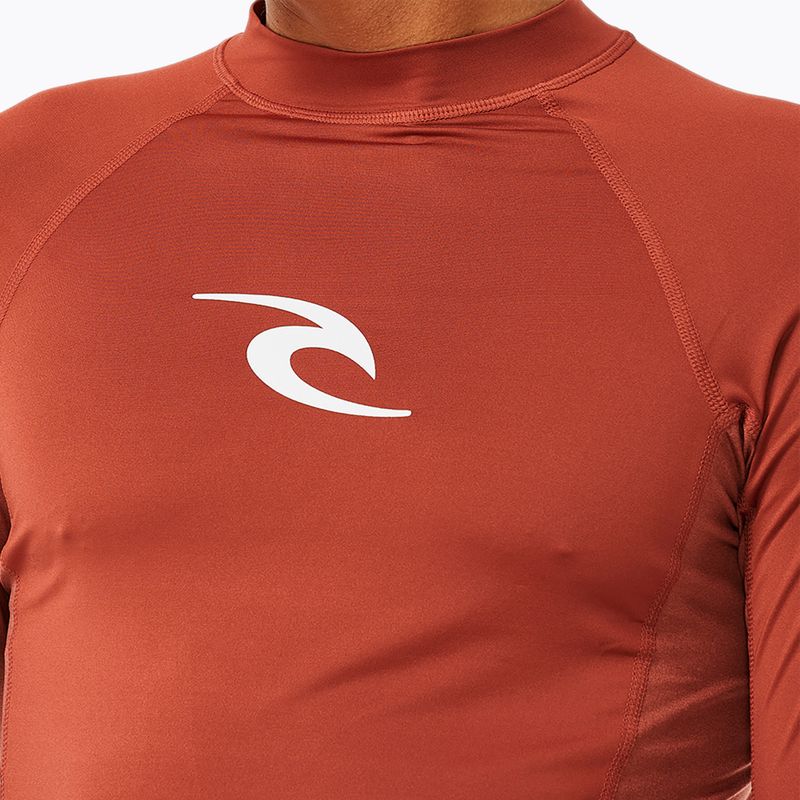 Longsleeve de înot pentru bărbați Rip Curl Waves Upf Perf L/S red 6