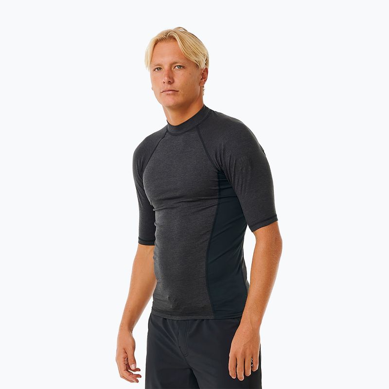 Tricou de înot pentru bărbați Rip Curl Dawn Patrol UPF Performance black marle 4