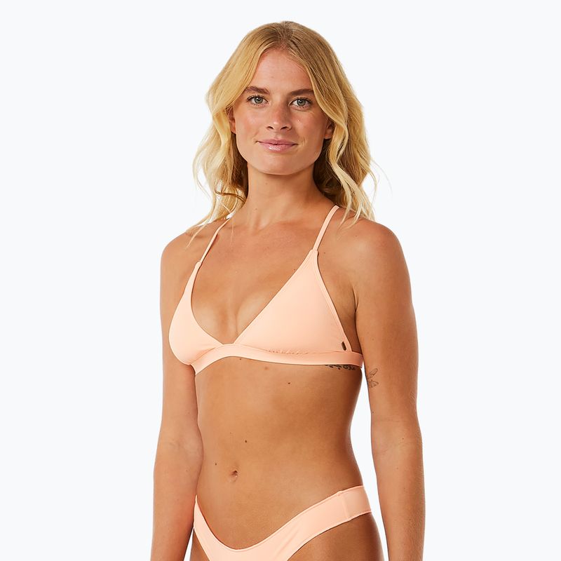Partea de sus a costumului de baie Rip Curl Classic Surf Xback Tri bright peach