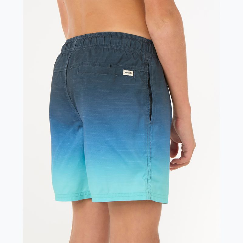 Pantaloni scurți de baie pentru copii Rip Curl Fade Volley vintage navy 7