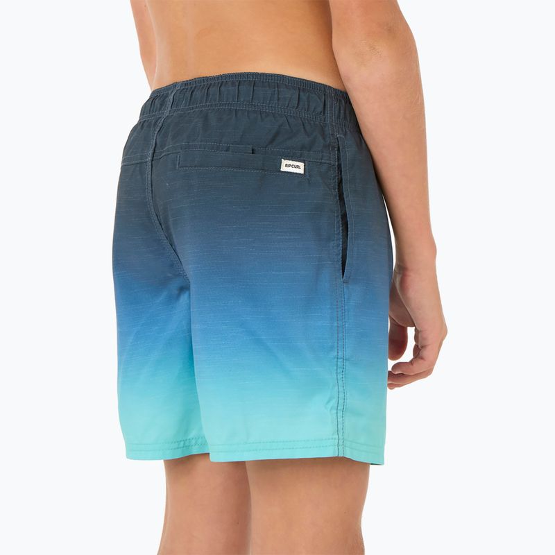 Pantaloni scurți de baie pentru copii Rip Curl Fade Volley vintage navy 4