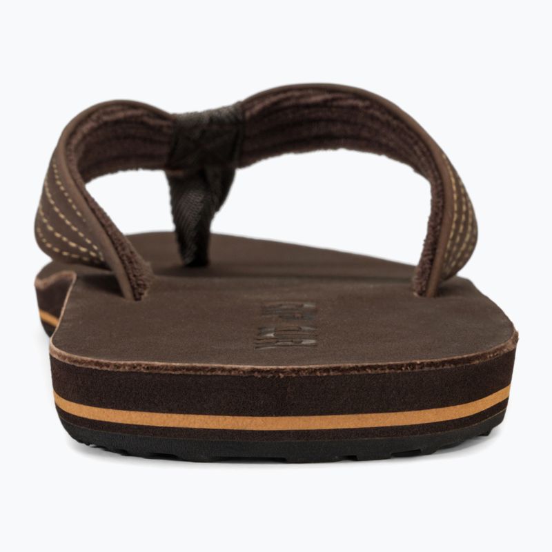 Papuci de plajă Rip Curl Revival Leather Open Toe pentru bărbați, maro 6