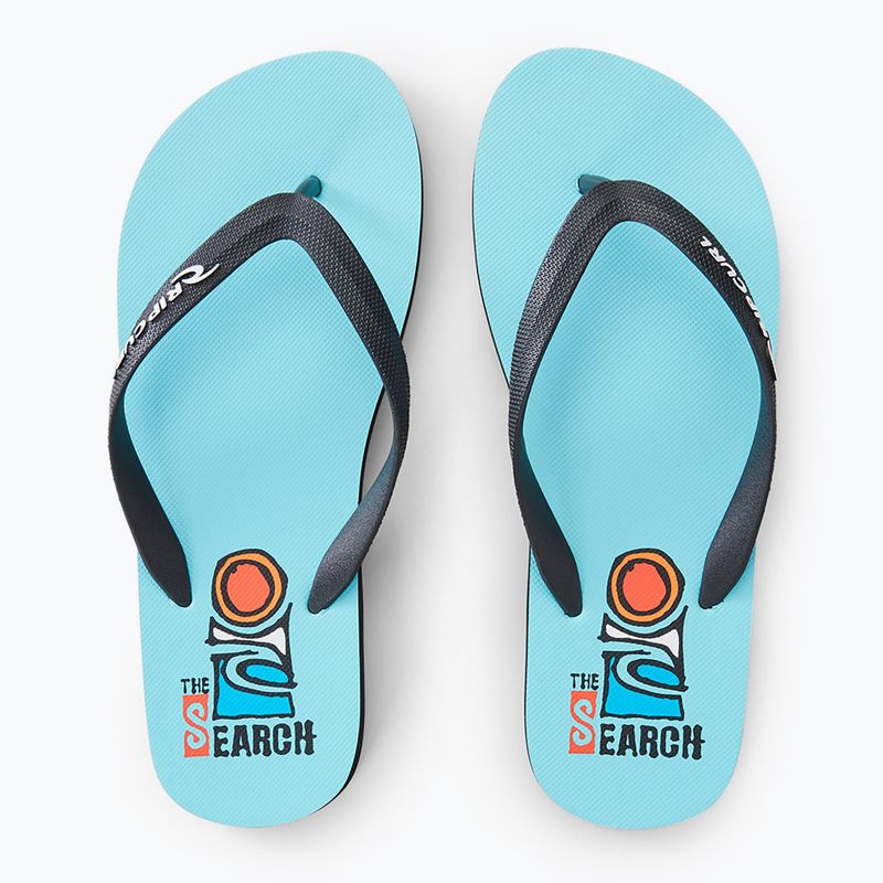 Papuci pentru bărbați Rip Curl Foamies Bloom Open Toe light blue 11