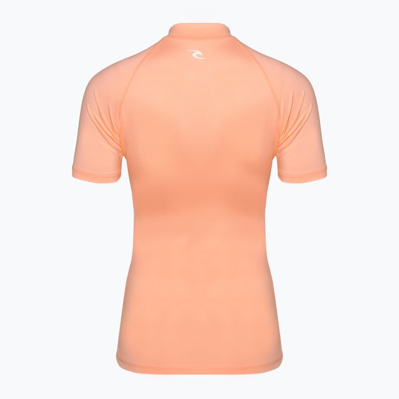 Tricou de înot pentru femei Rip Curl Classic Surf Upf Rashguard SS bright peach 2