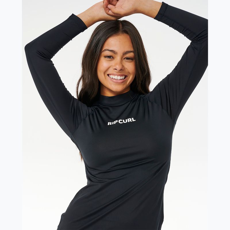 Longsleeve de înot pentru femei Rip Curl Classic Surf UPF Rashguard black 5