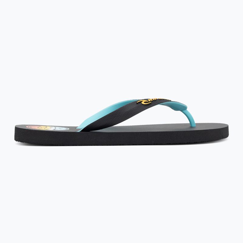 Papuci pentru bărbați  Rip Curl Wetty Fade Bloom washed black 2