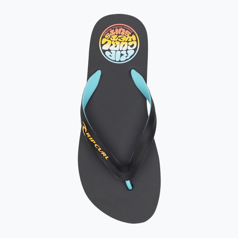 Papuci pentru bărbați  Rip Curl Wetty Fade Bloom washed black 5