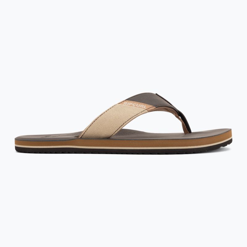 Șlapi pentru bărbați Rip Curl Oxford Bloom brown 2