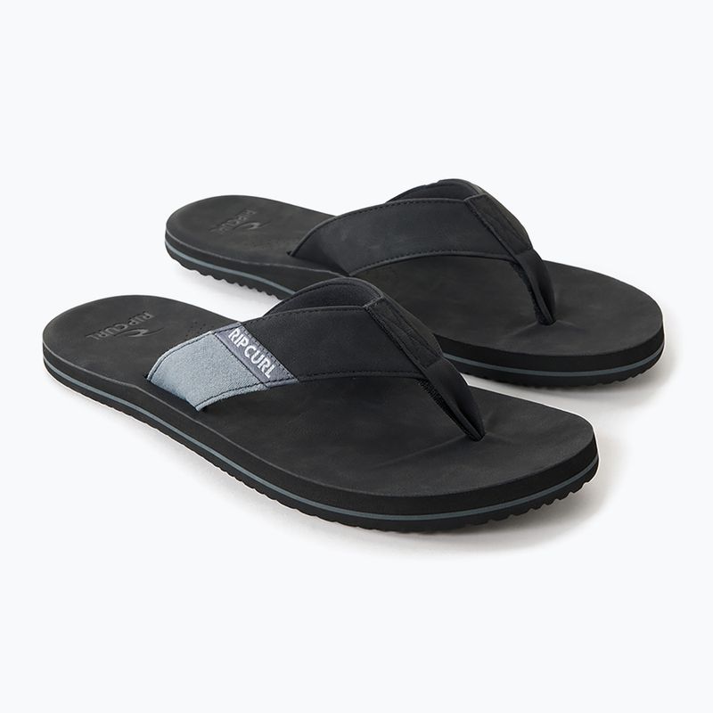 Șlapi pentru bărbați Rip Curl Oxford Bloom black/grey 2