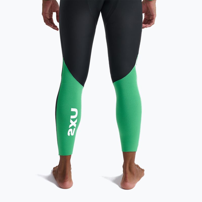 Costum de triatlon pentru bărbați 2XU Propel Openwater black/bright green 8